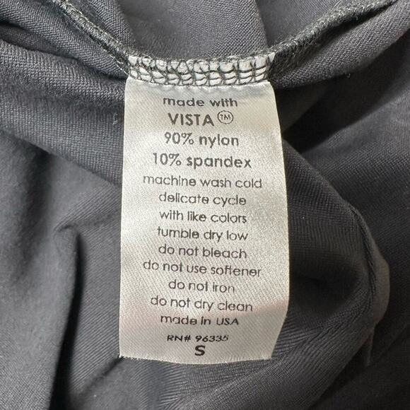 NWT | Susana Mónaco | Crisscross Mock Long Sleeve Dress | Onyx | Small - Picture 14 of 15